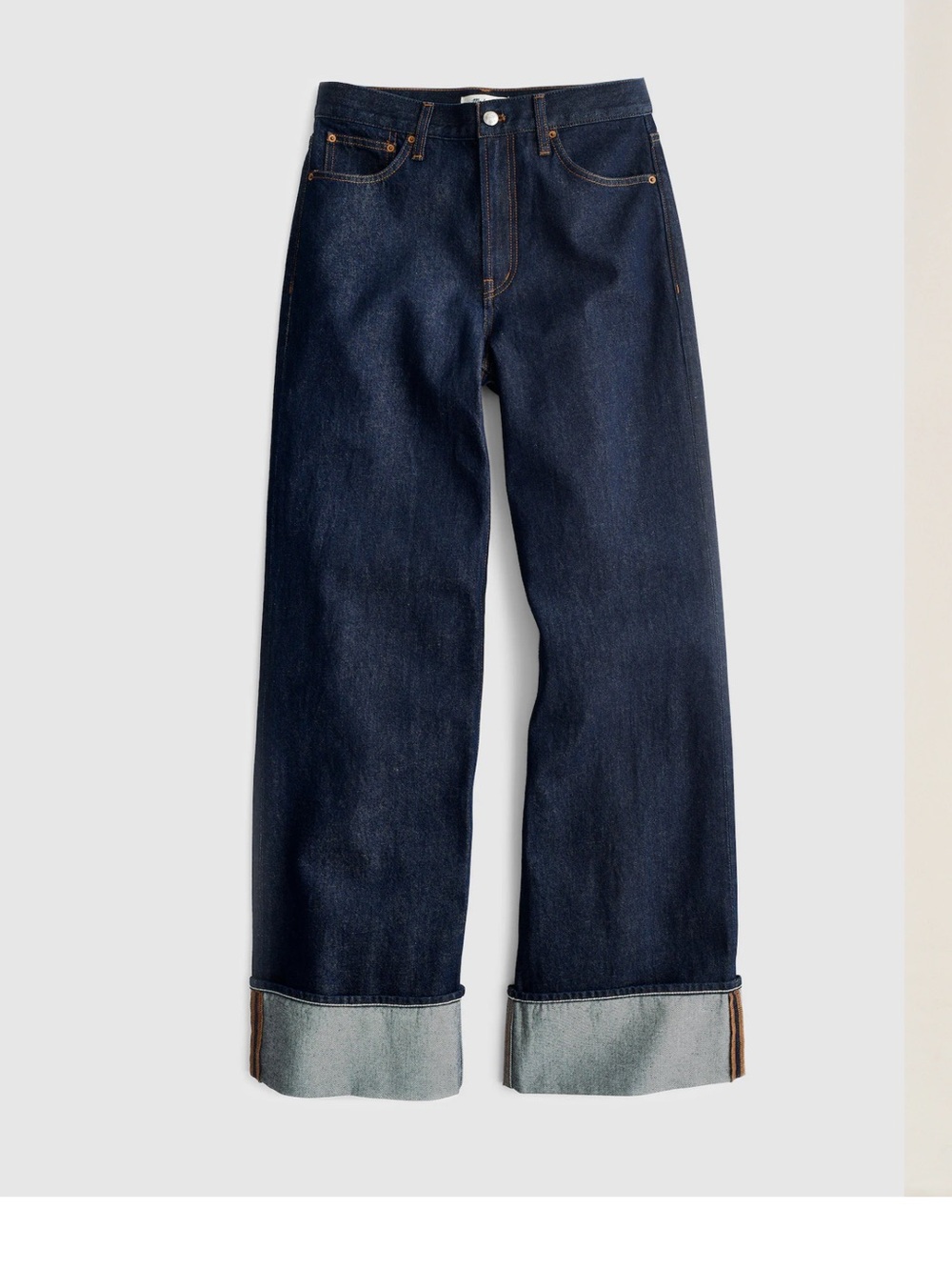 Madewell Dark Indigo Wide-Leg Jeans